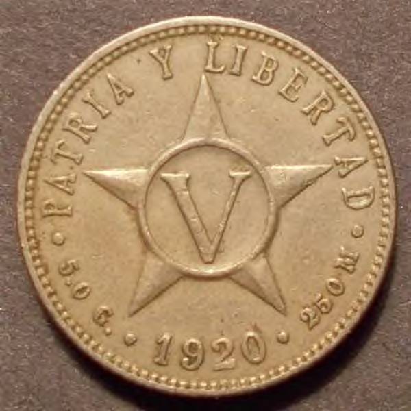 Cuba-1946-5-Centavos